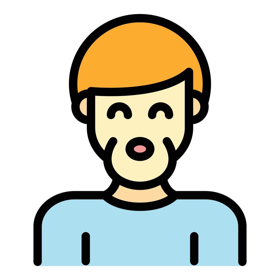 Father generation icon color outline vector