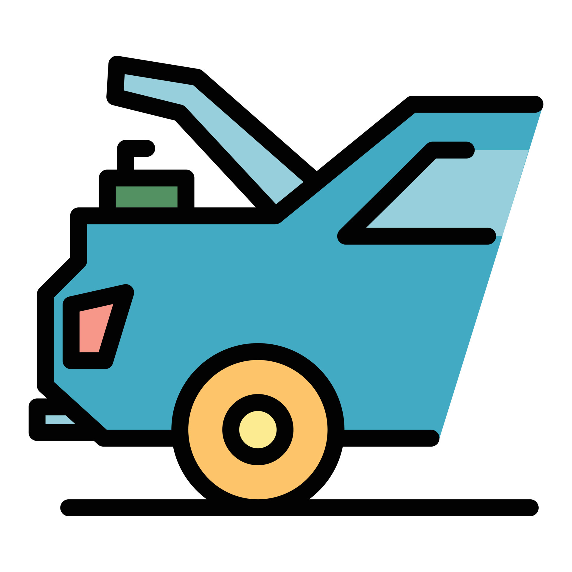 Service boot car icon color outline vector 15887038 Vector Art at Vecteezy