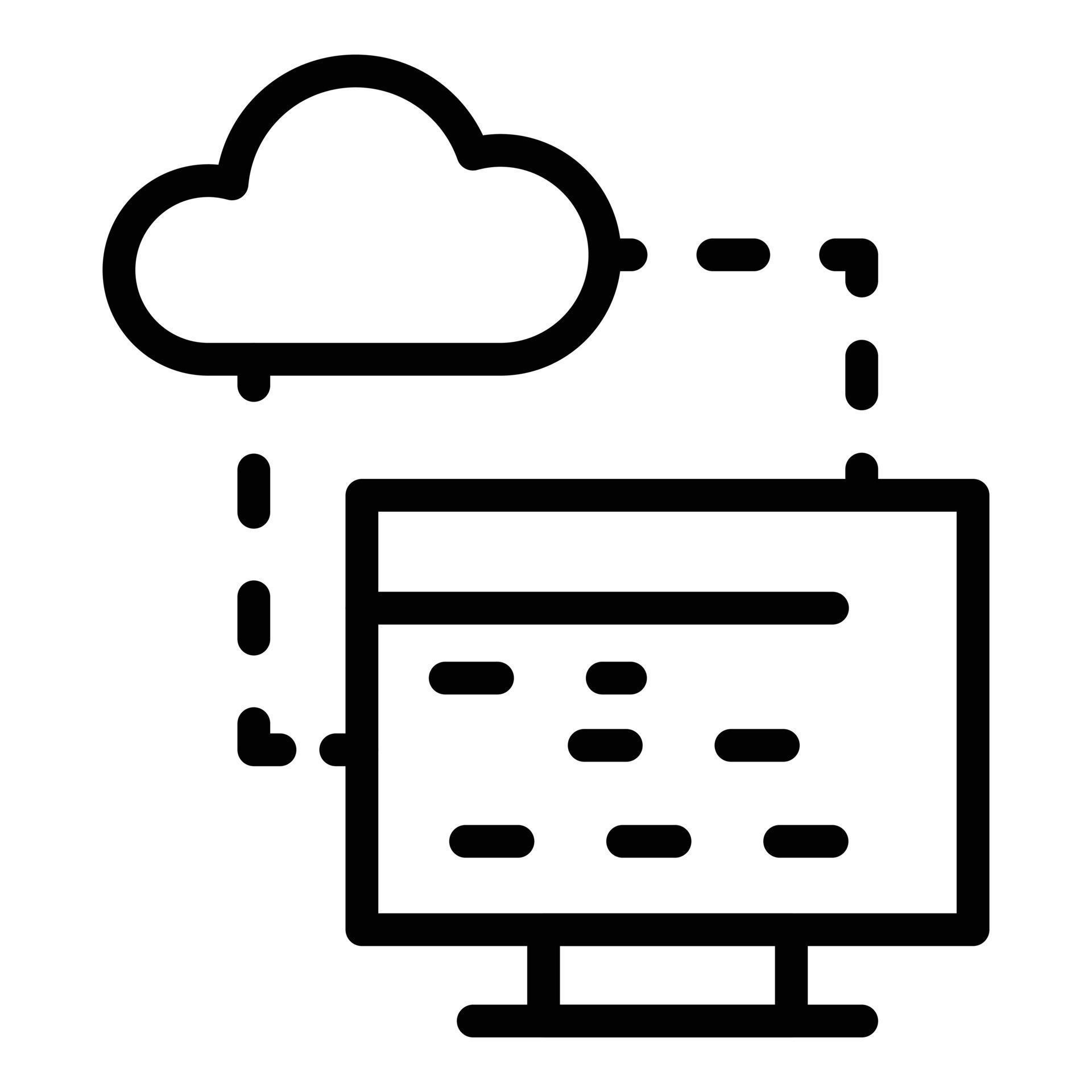 Api data cloud icon, outline style 15887414 Vector Art at Vecteezy
