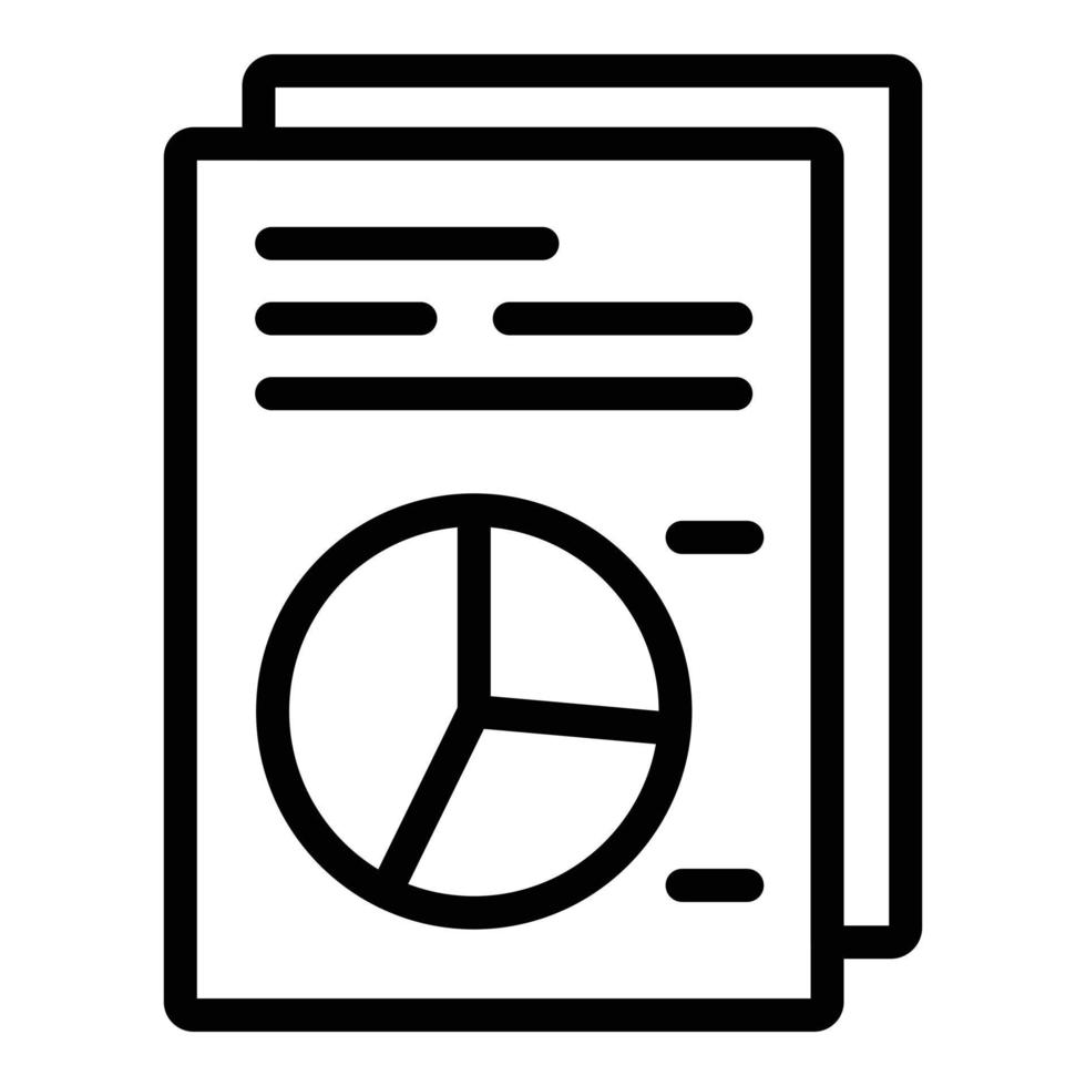 Laundry money papers icon, outline style vector