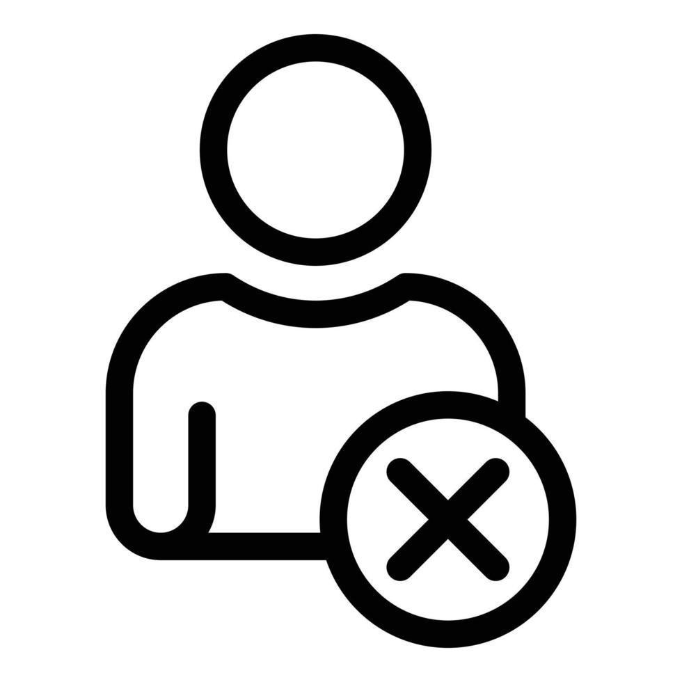 Anonymous mask icon, outline style vector
