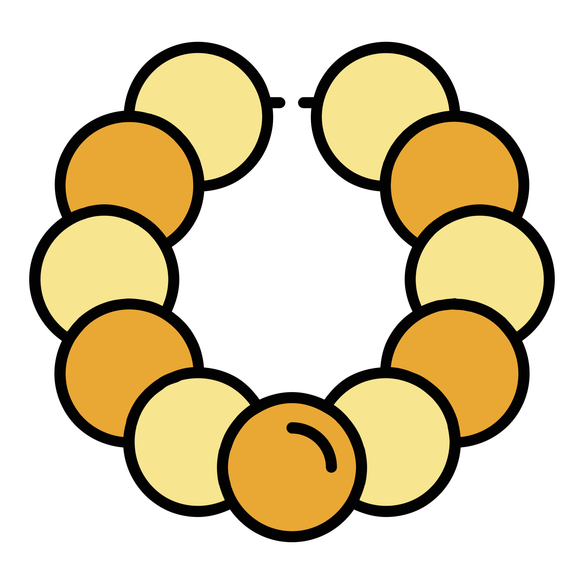 Pearl bracelet icon color outline vector 15887706 Vector Art at Vecteezy