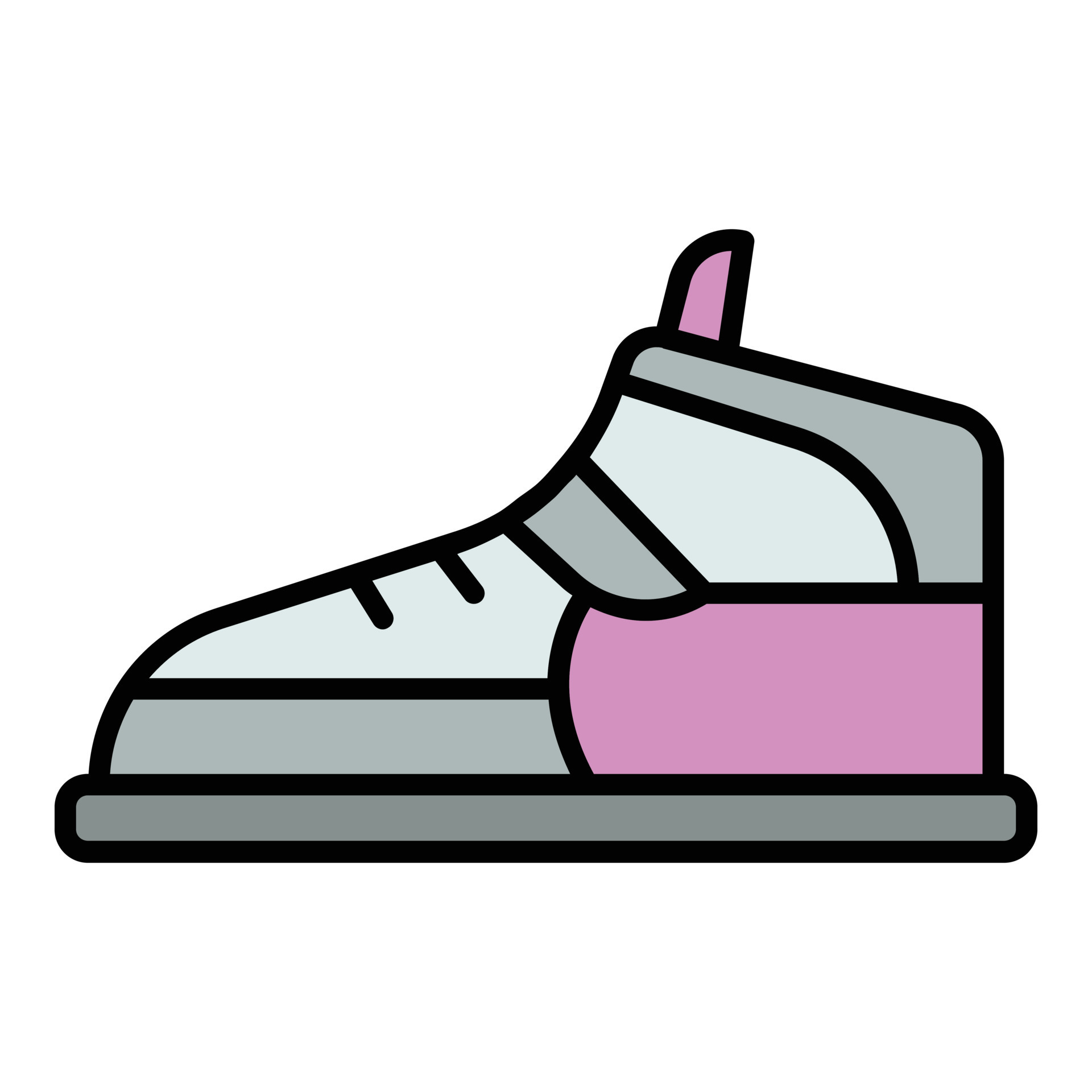 Hip hop sneaker icon color outline vector 15888077 Vector Art at Vecteezy