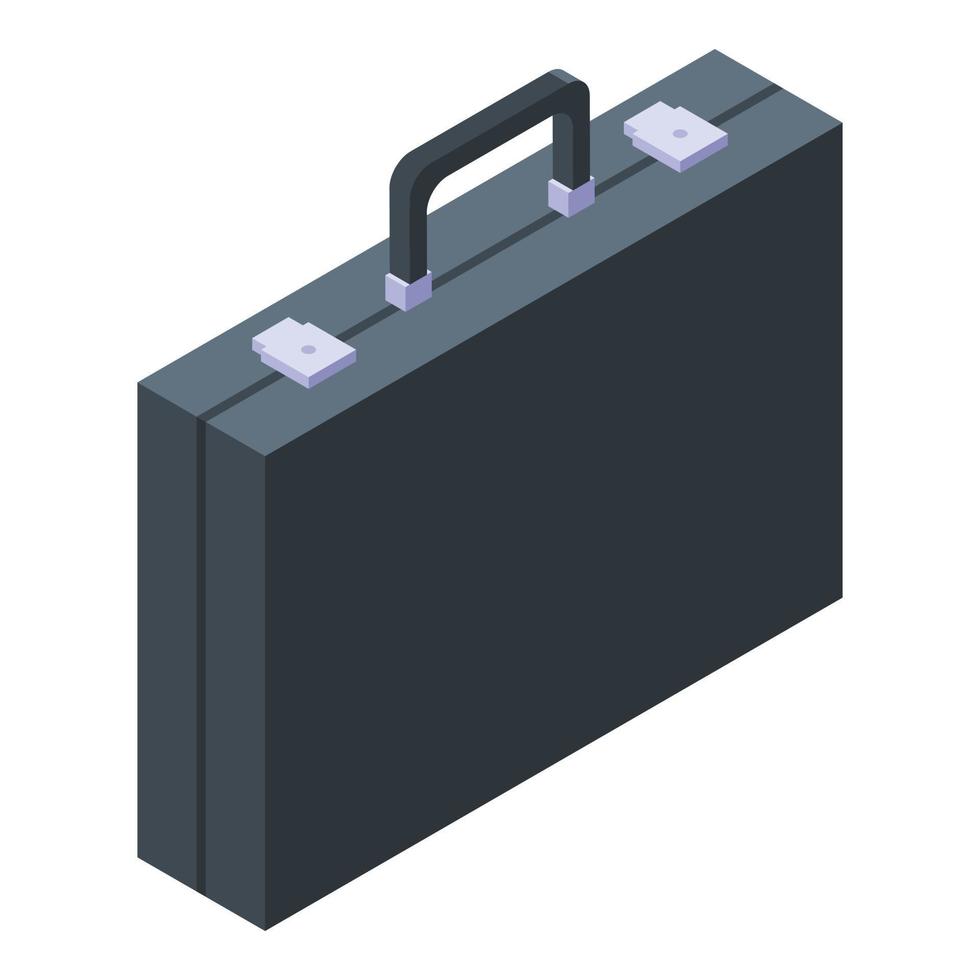 Headhunter case icon, isometric style vector