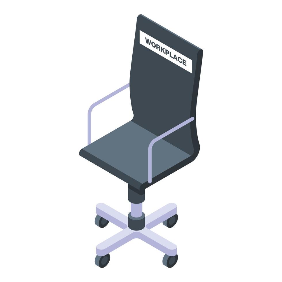 Free workplace icon, isometric style vector