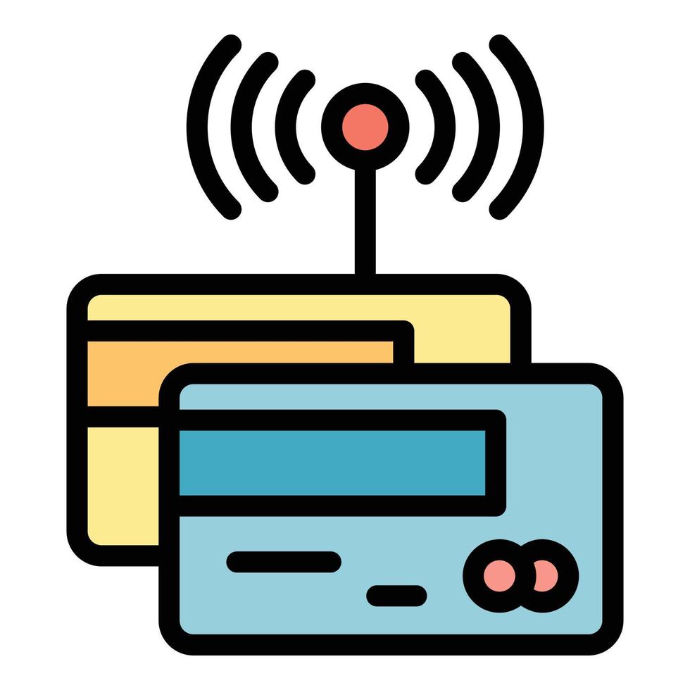 Devices remote control icon color outline vector