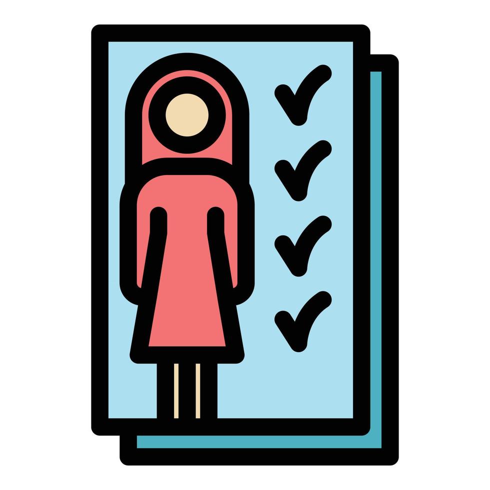 Empowerment icon color outline vector