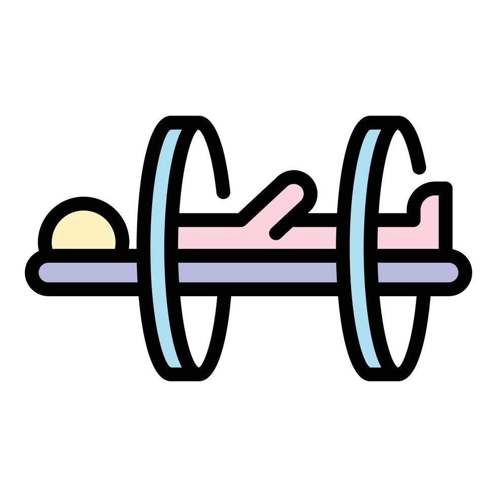 Health therapy equipment icon color outline vector