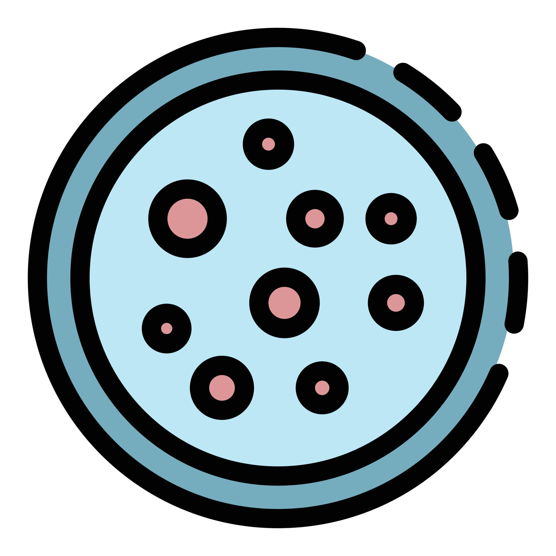 Acne closeup icon color outline vector 15889317 Vector Art at Vecteezy