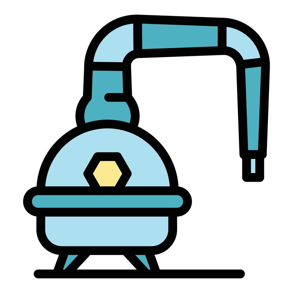 Bourbon equipment icon color outline vector