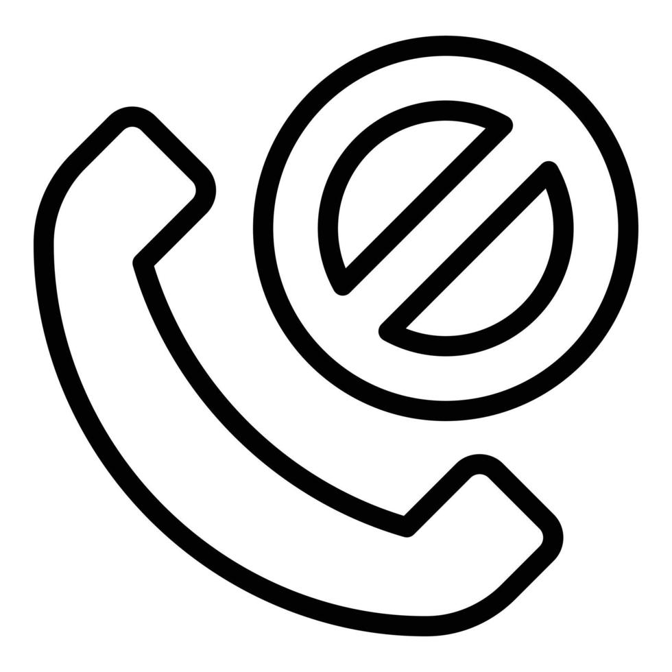 Sos call icon outline vector. Help alert vector