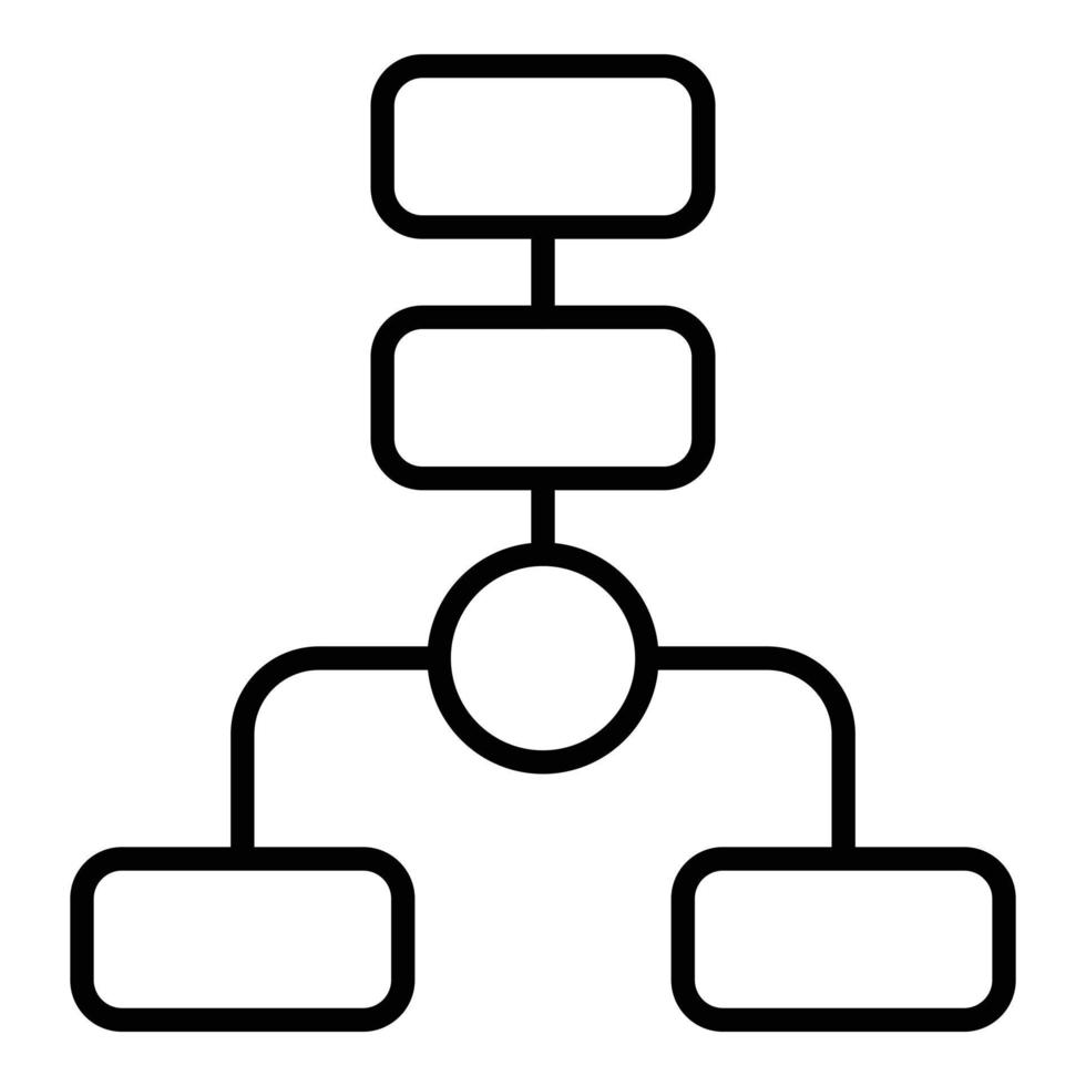 Index scheme icon outline vector. Vica ambiguity vector