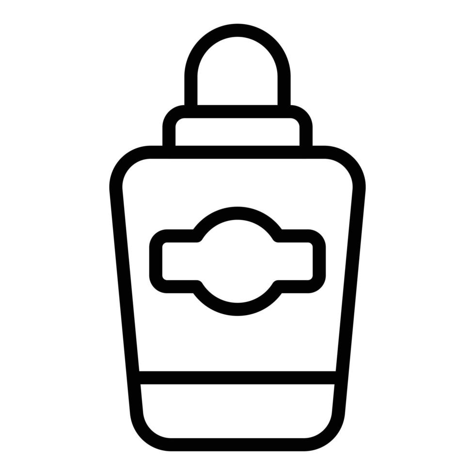 Korean cosmetics lotion icon, outline style vector