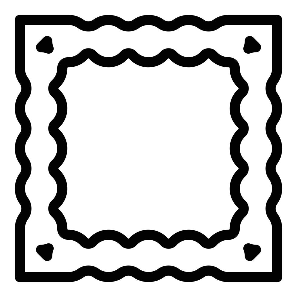 Ravioli cooking icon, outline style vector