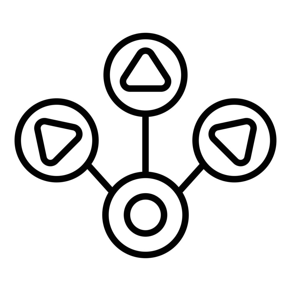 Vuca scheme icon outline vector. Ambiguity data vector