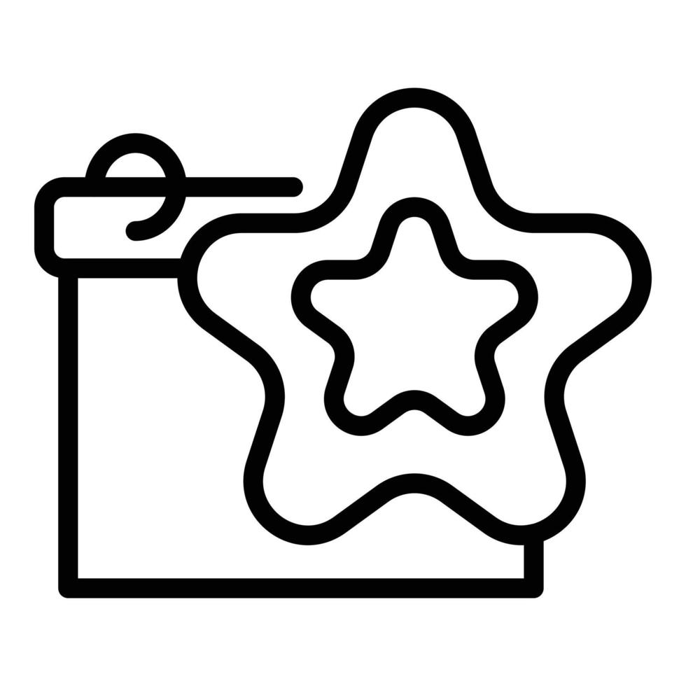 Event planner sign icon, outline style vector