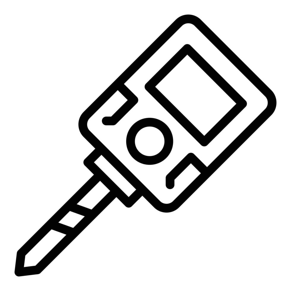 Acidity ph meter icon, outline style vector