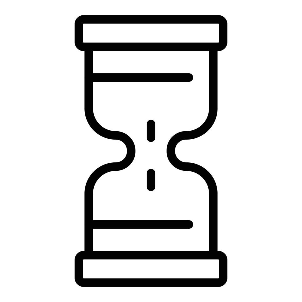 Time education icon, outline style vector