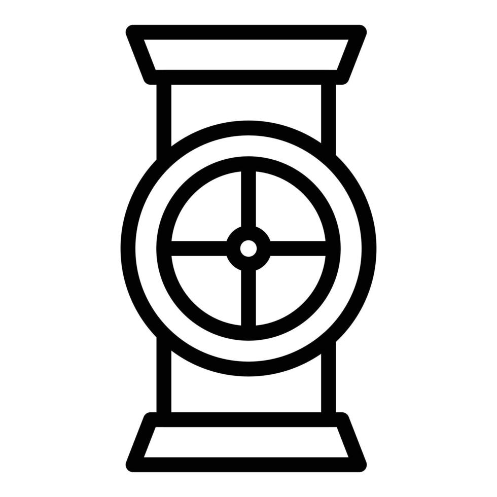 Tap kerosene icon, outline style vector
