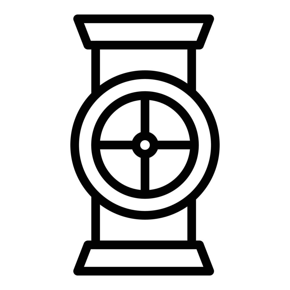 Tap kerosene icon, outline style vector