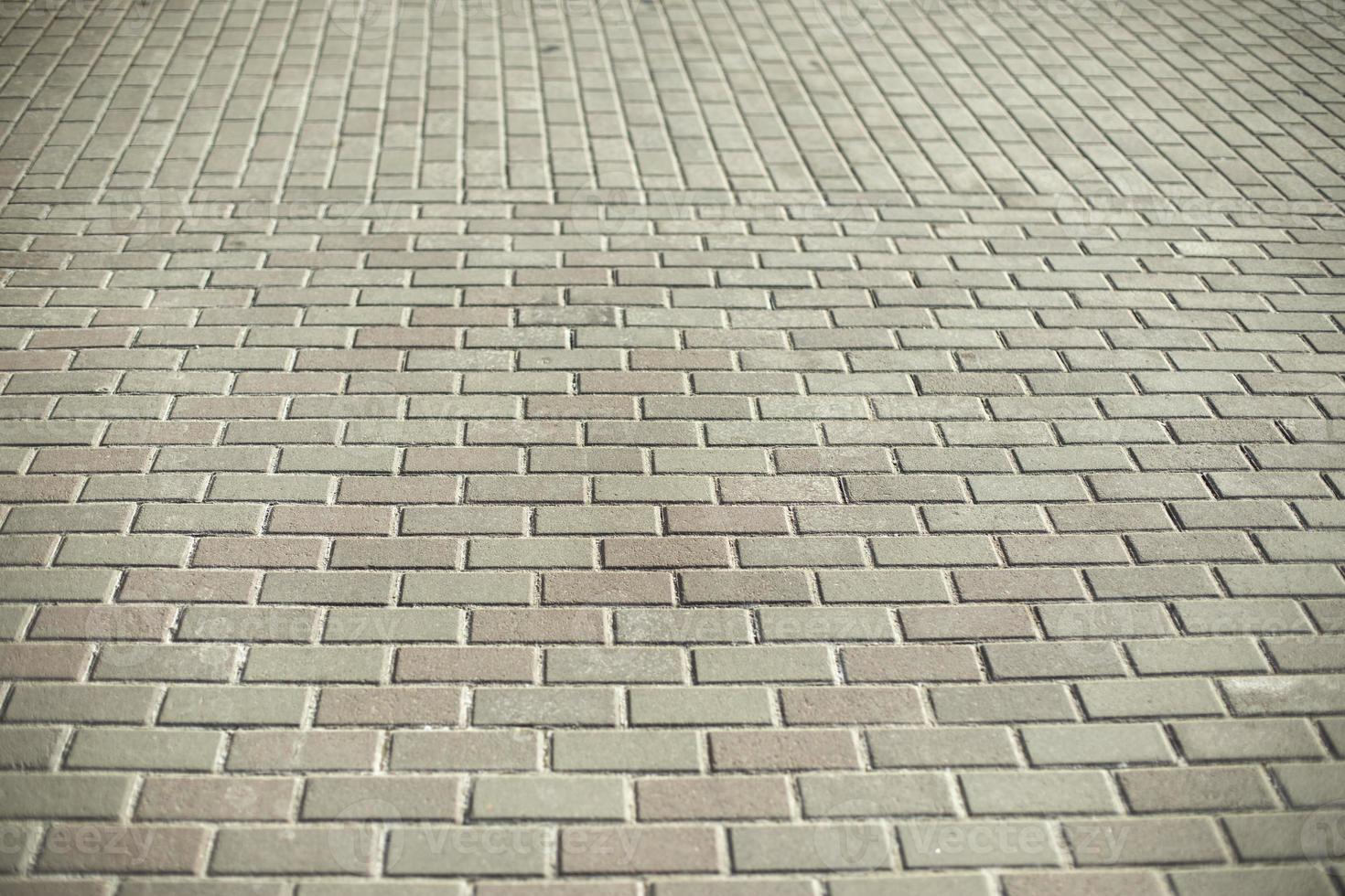 Tiles on square. Details of pedestrian zone. photo