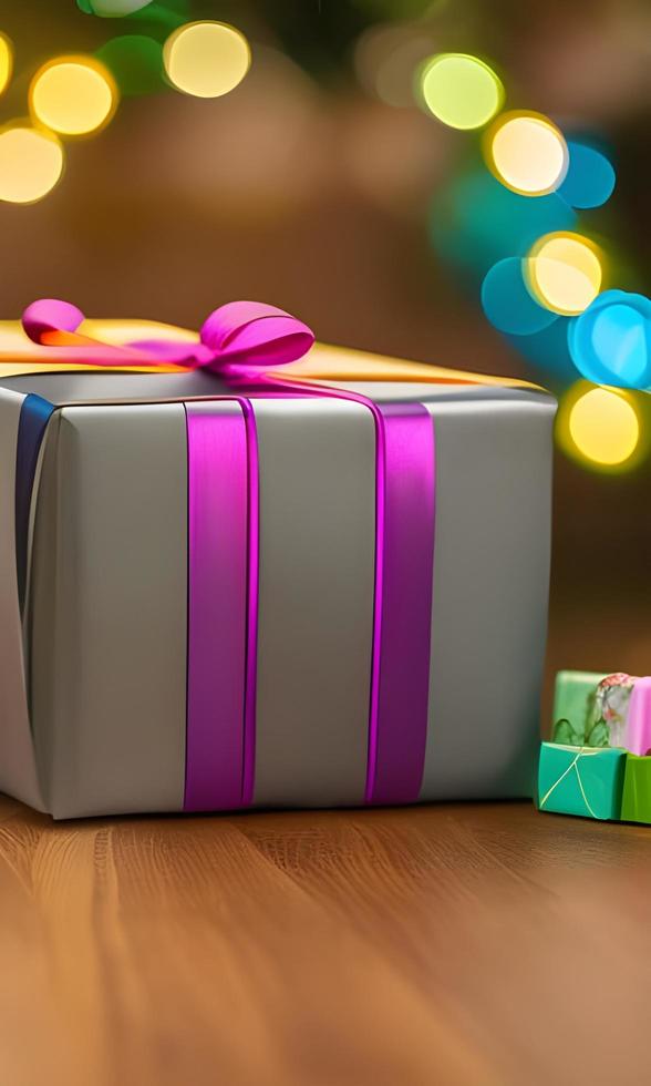 Colorful Surprise Gift Boxes for Christmas photo