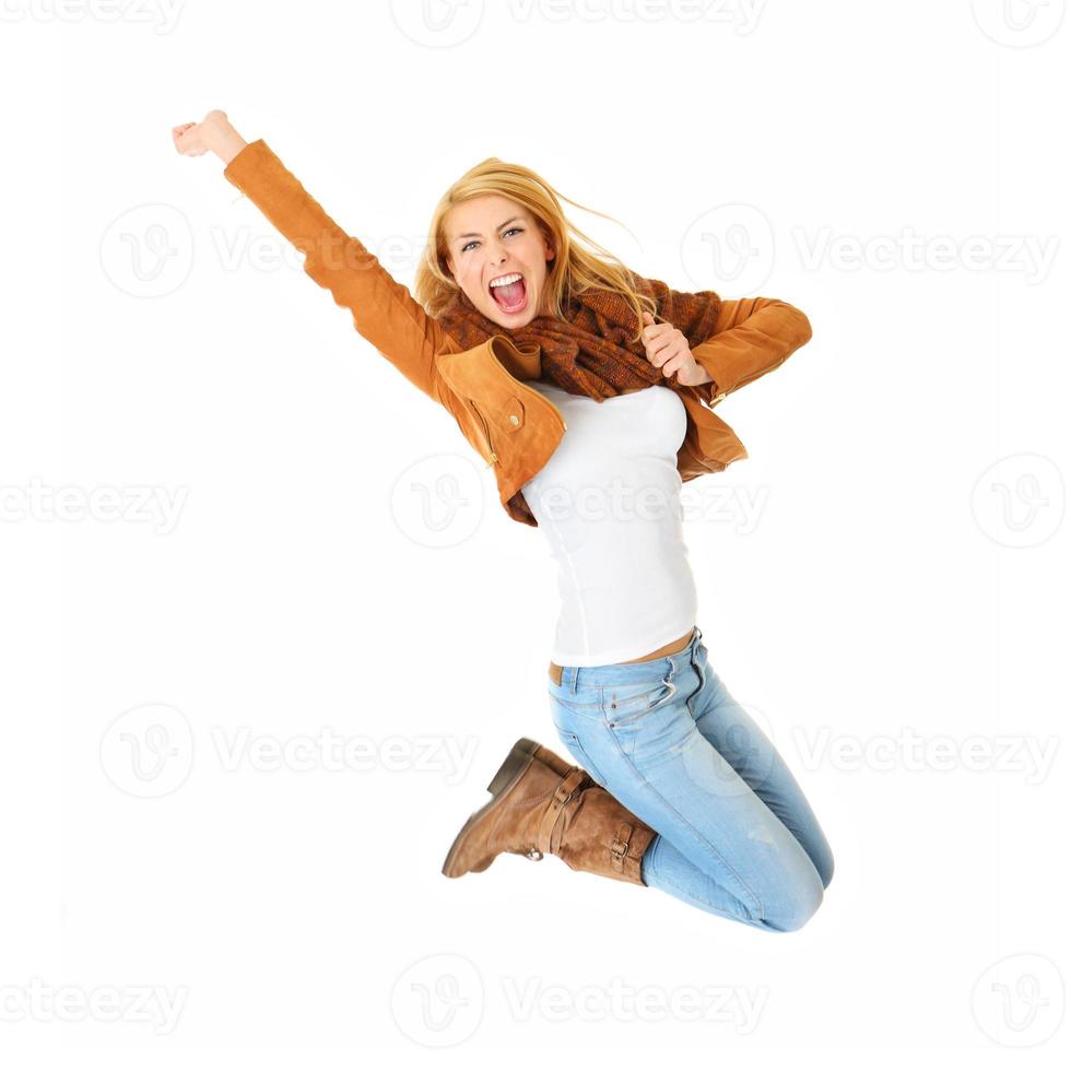 Jumping with joy photo