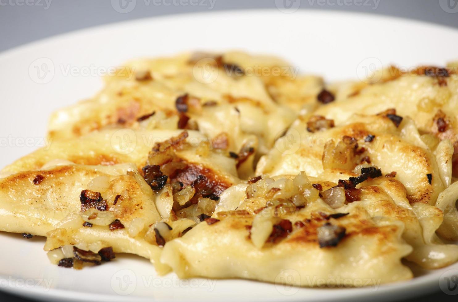 Traditional Polish dumplings photo