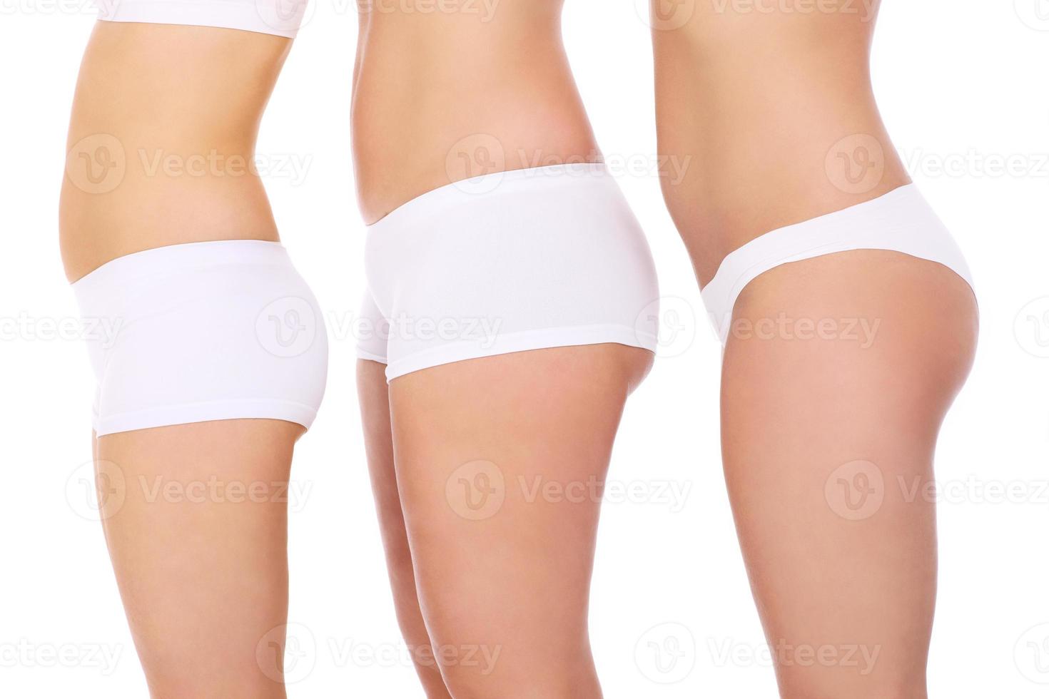 Three diverse butts photo
