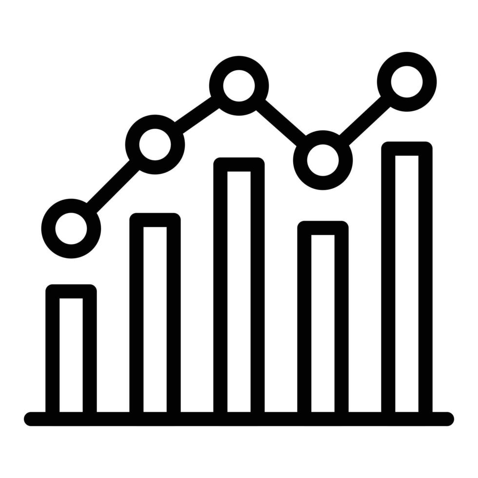 Seo bitcoin icon, outline style vector