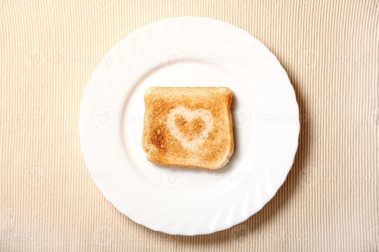 Toast on the plate photo