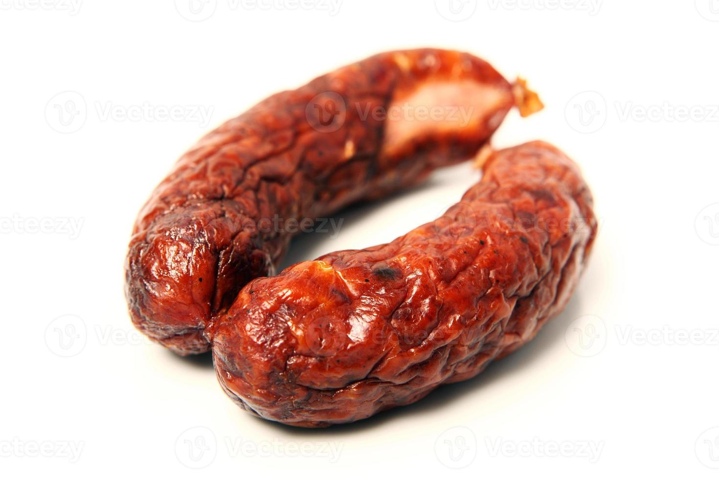 Traditional Polish sausage photo