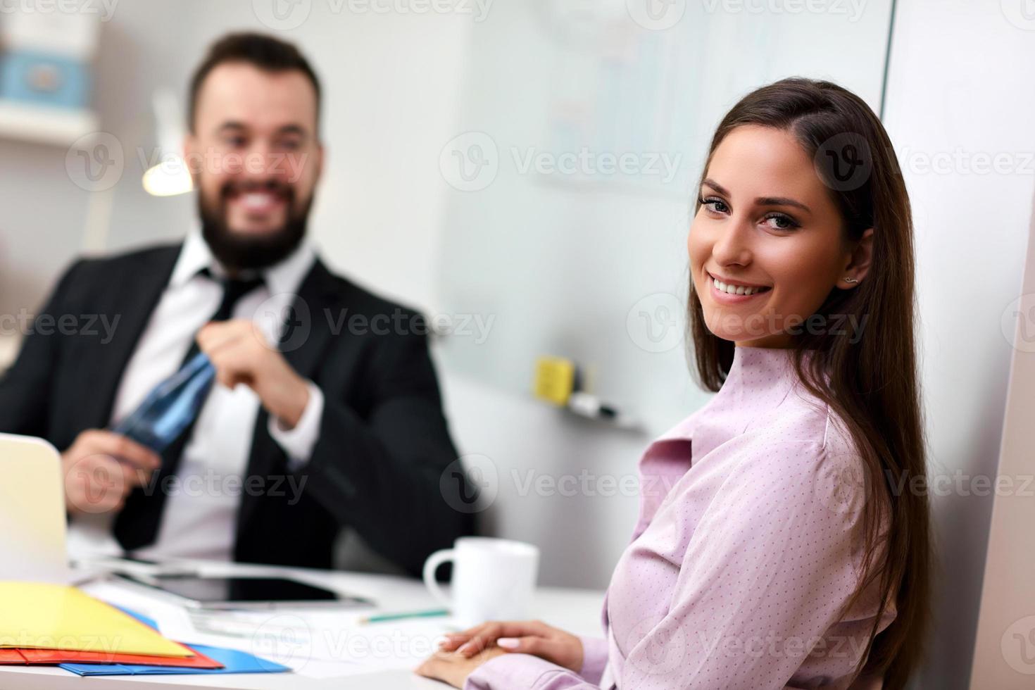 Businesspeople in the office photo