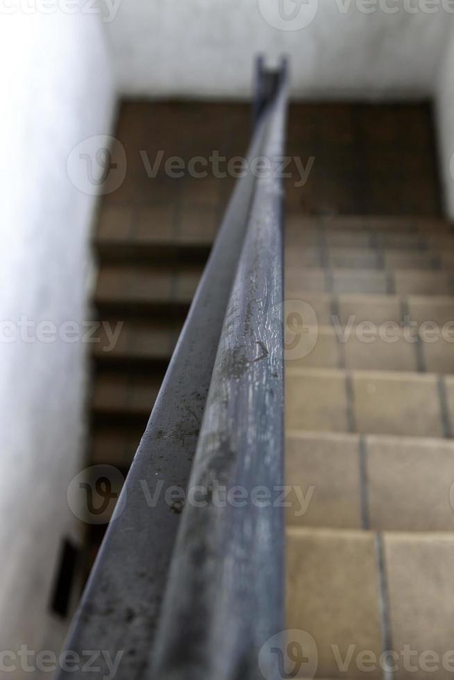 Metal stair railing photo