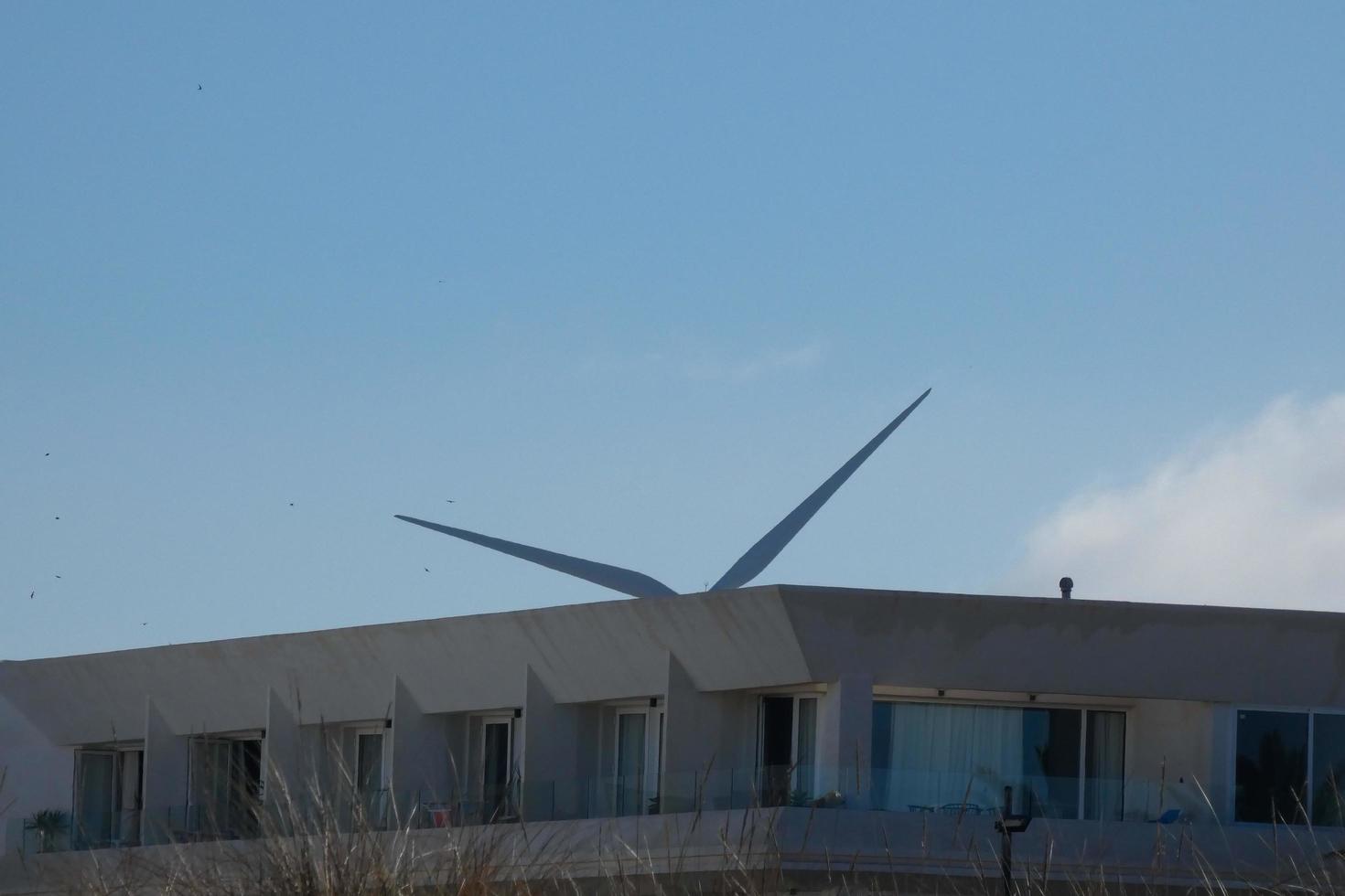 modern windmills for green and clean energy generation photo
