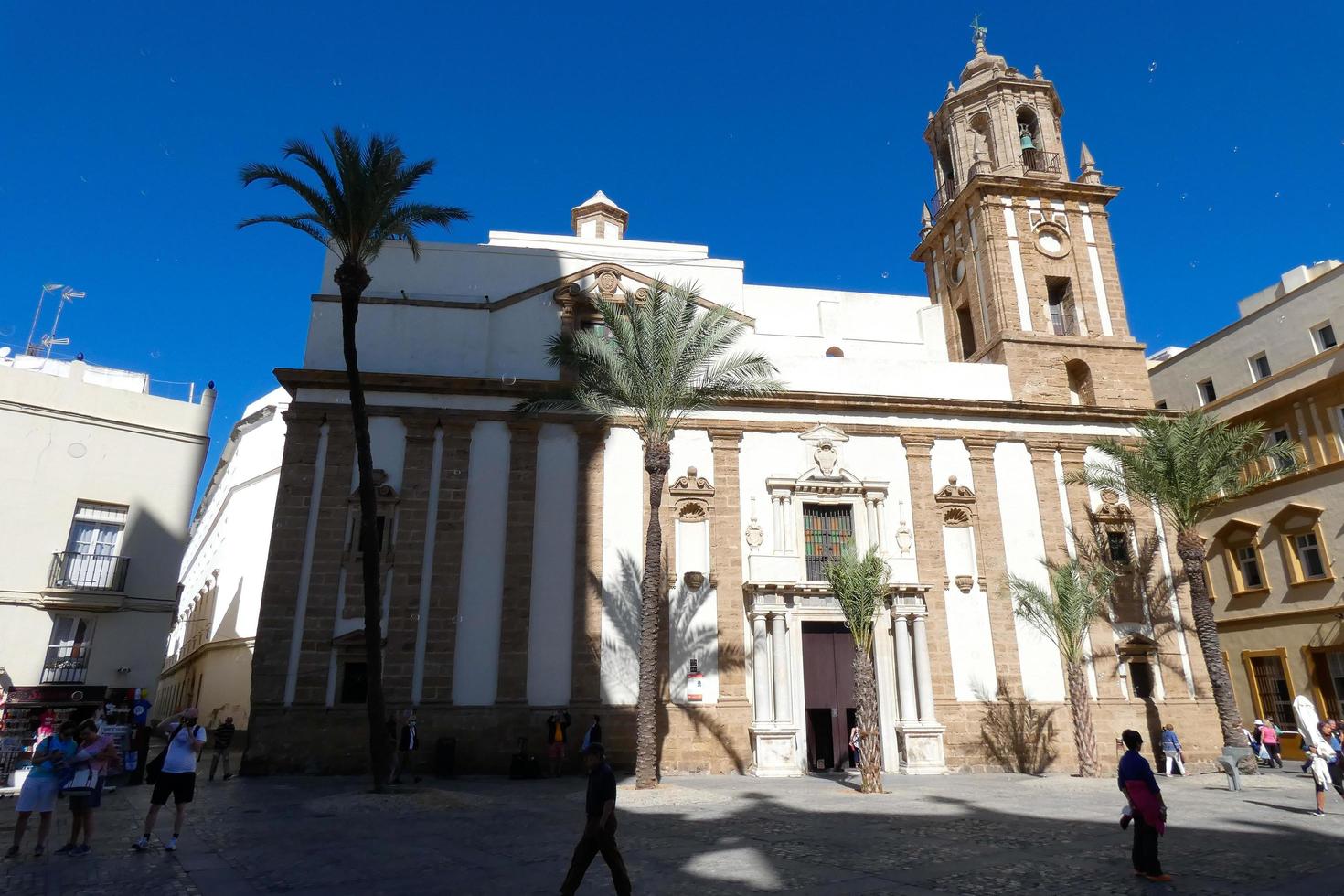 The urban and historical centre of Cadiz, narrow streets, monuments and churches. photo