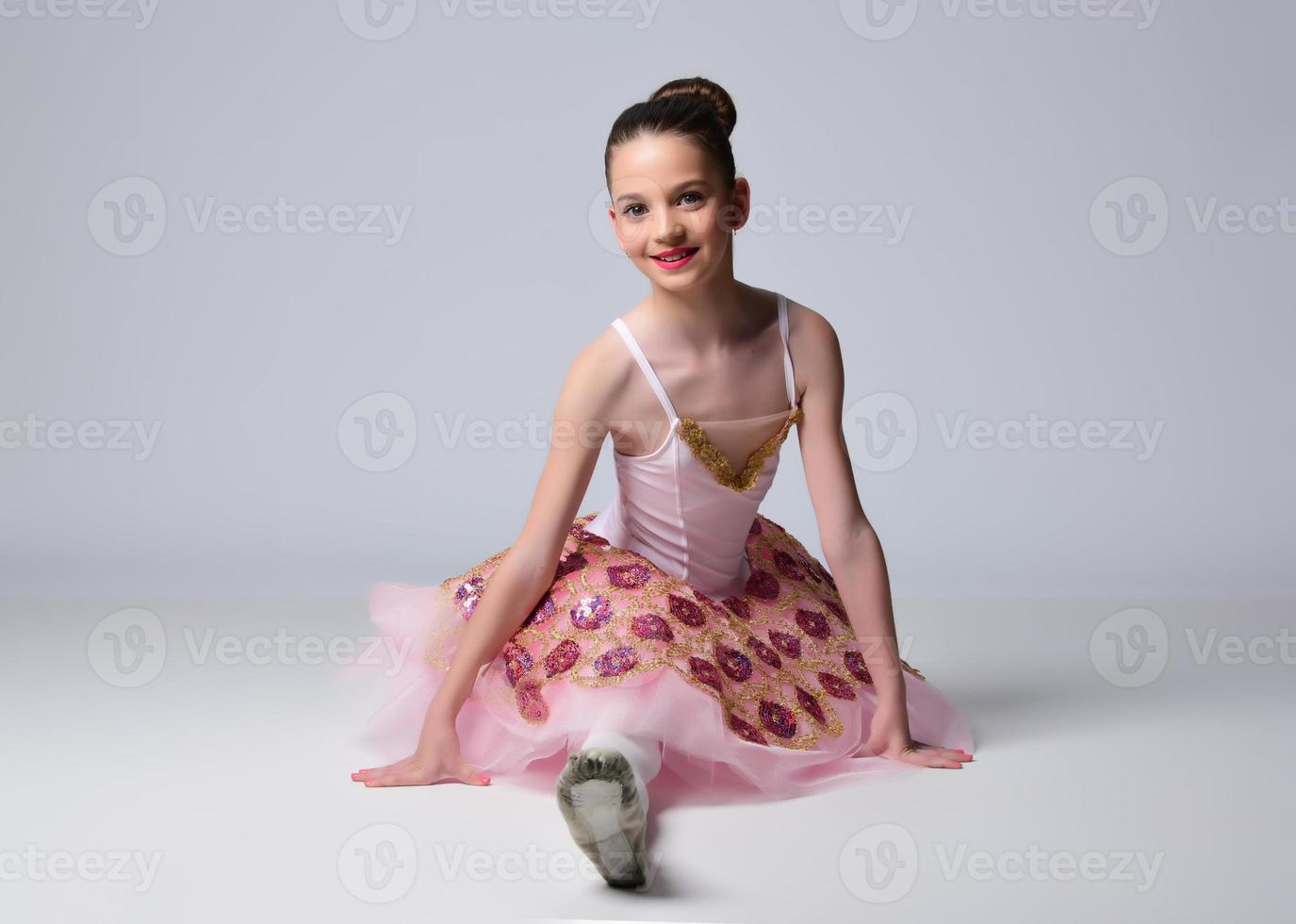 Beautiful girl ballet dancer. photo