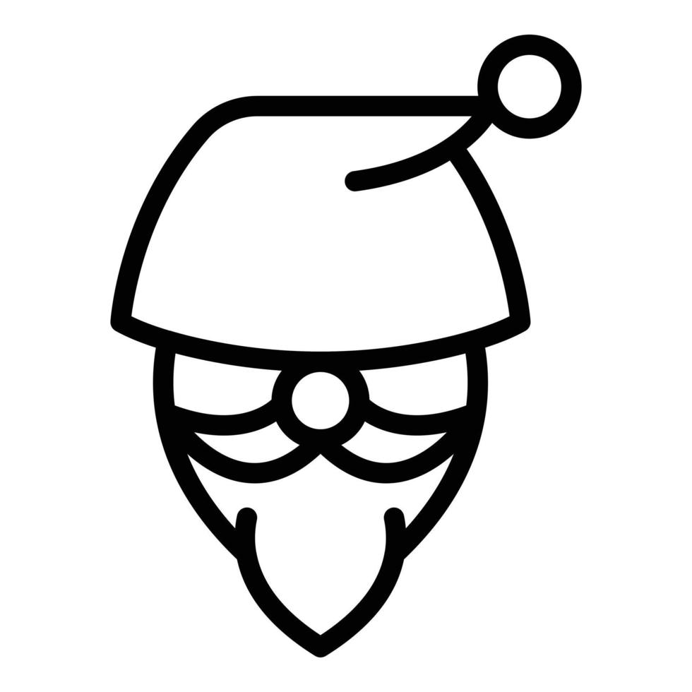 Gardening dwarf icon, outline style vector