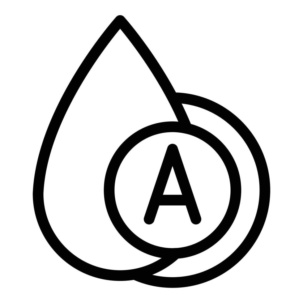 Oil drop vitamin icon, outline style 15899716 Vector Art at Vecteezy