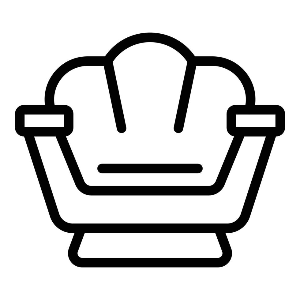 Lounge icon, outline style vector