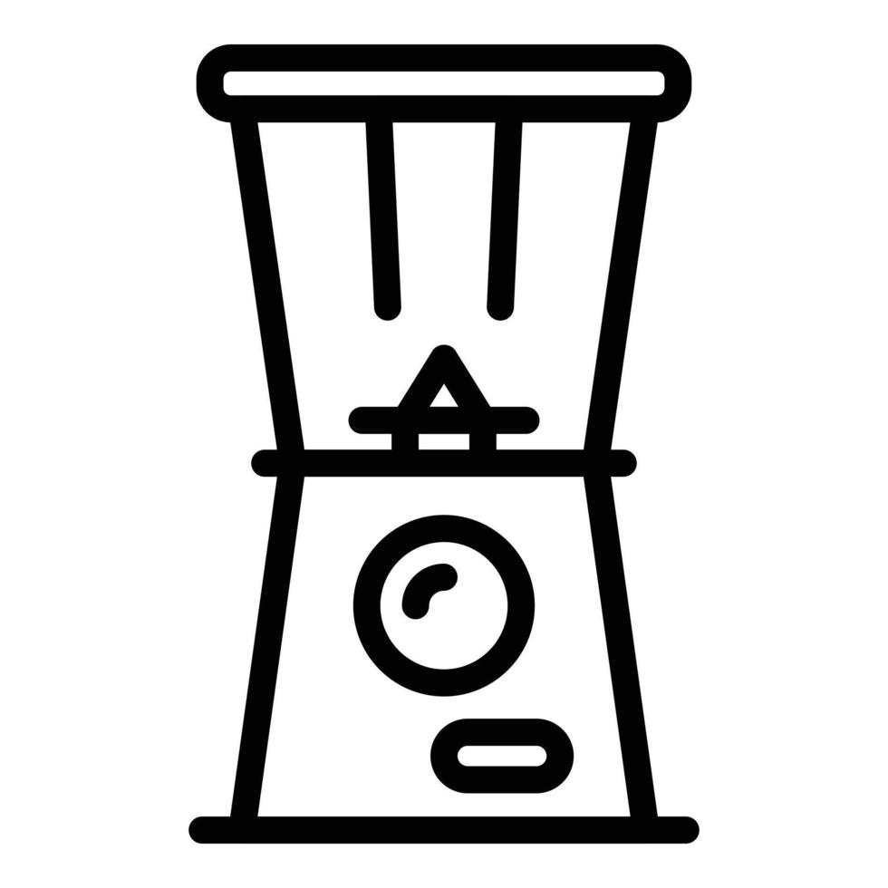 Vegetable chopper icon, outline style vector