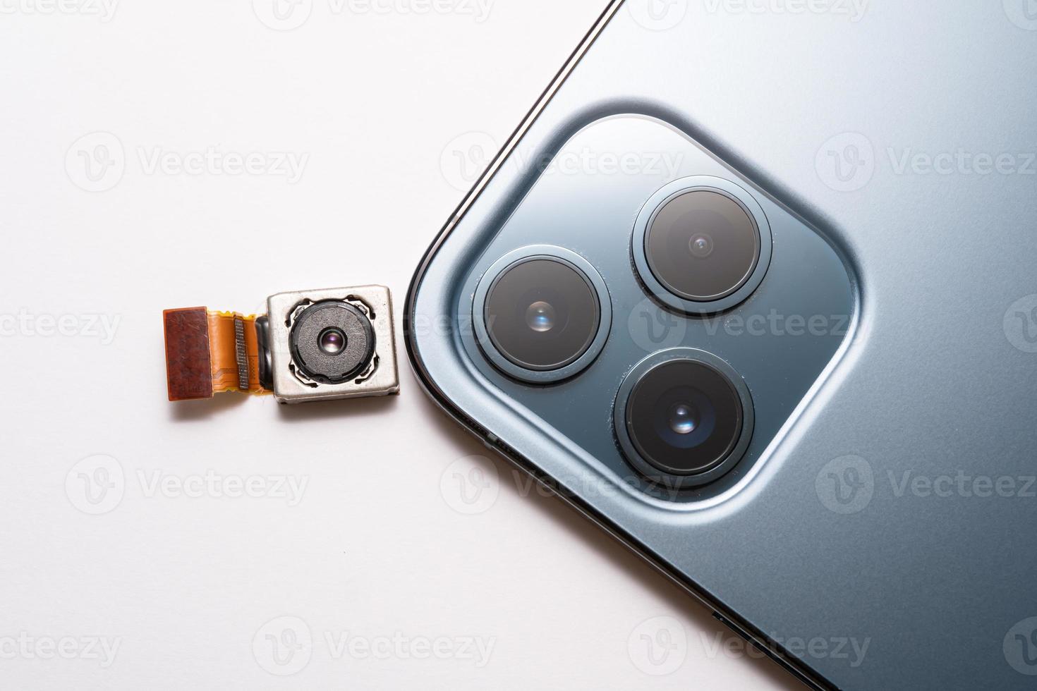 camera modules being used in mobile phones. development of mobile cameras. Digital camera lens part. sensor and technology smartphone new high resolution cameras. Mobile phone camera module photo