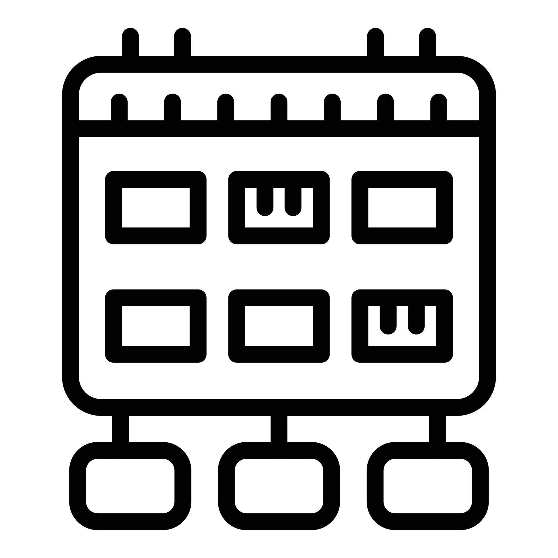 Calendar task schedule icon outline style 15901495 vector art at vecteezy