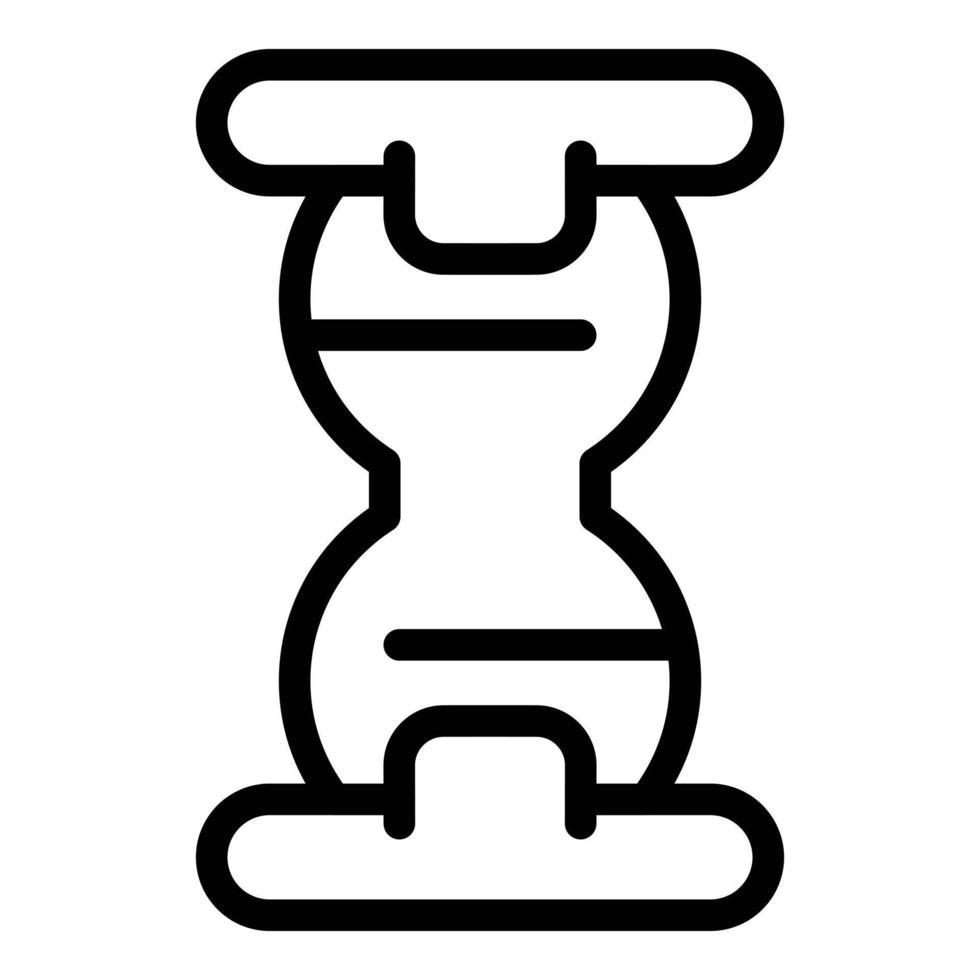 Campaign time icon, outline style vector