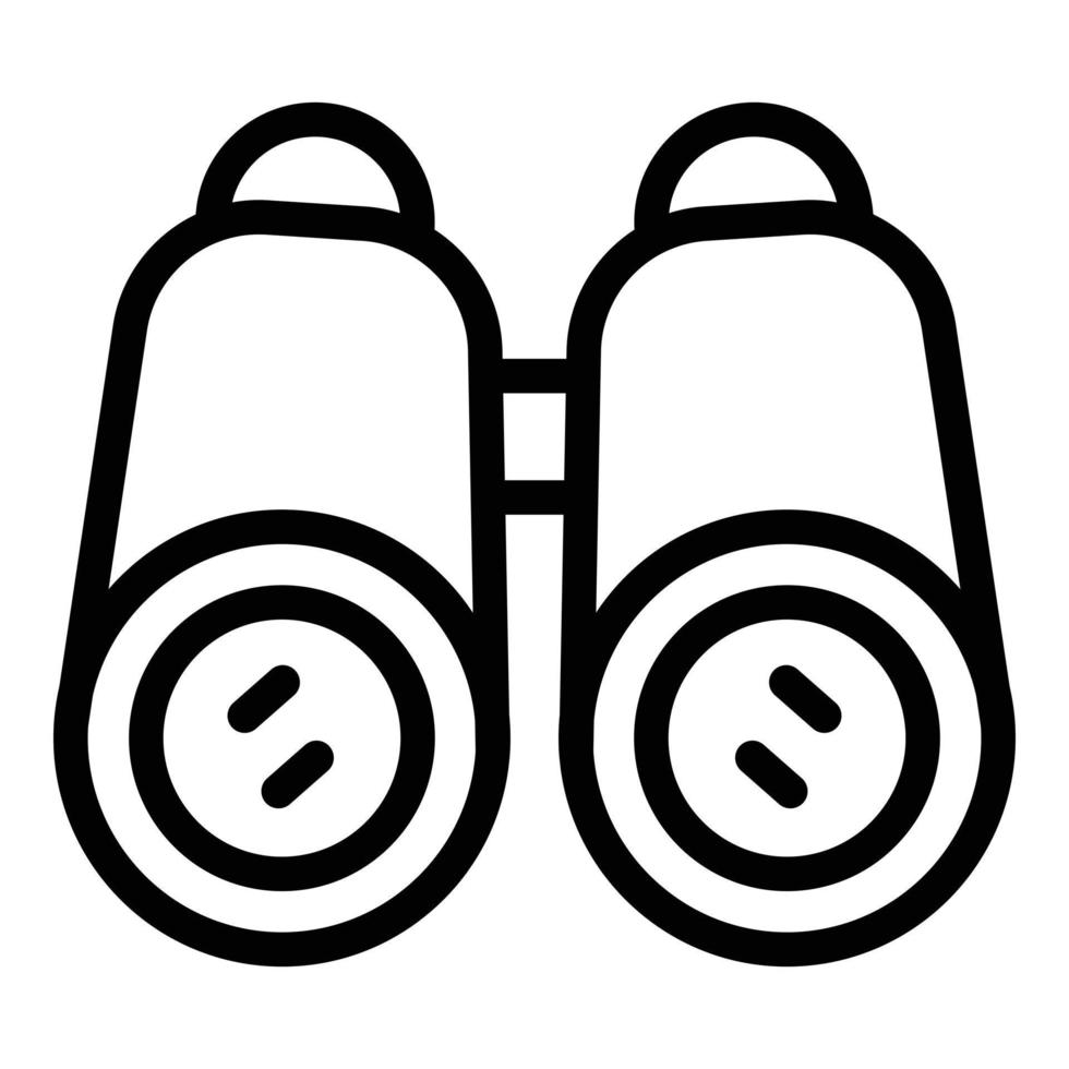Career binoculars icon, outline style vector