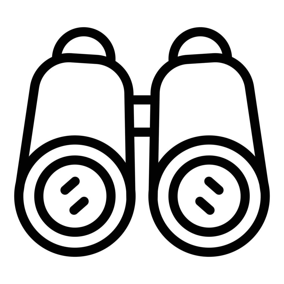 Career binoculars icon, outline style vector