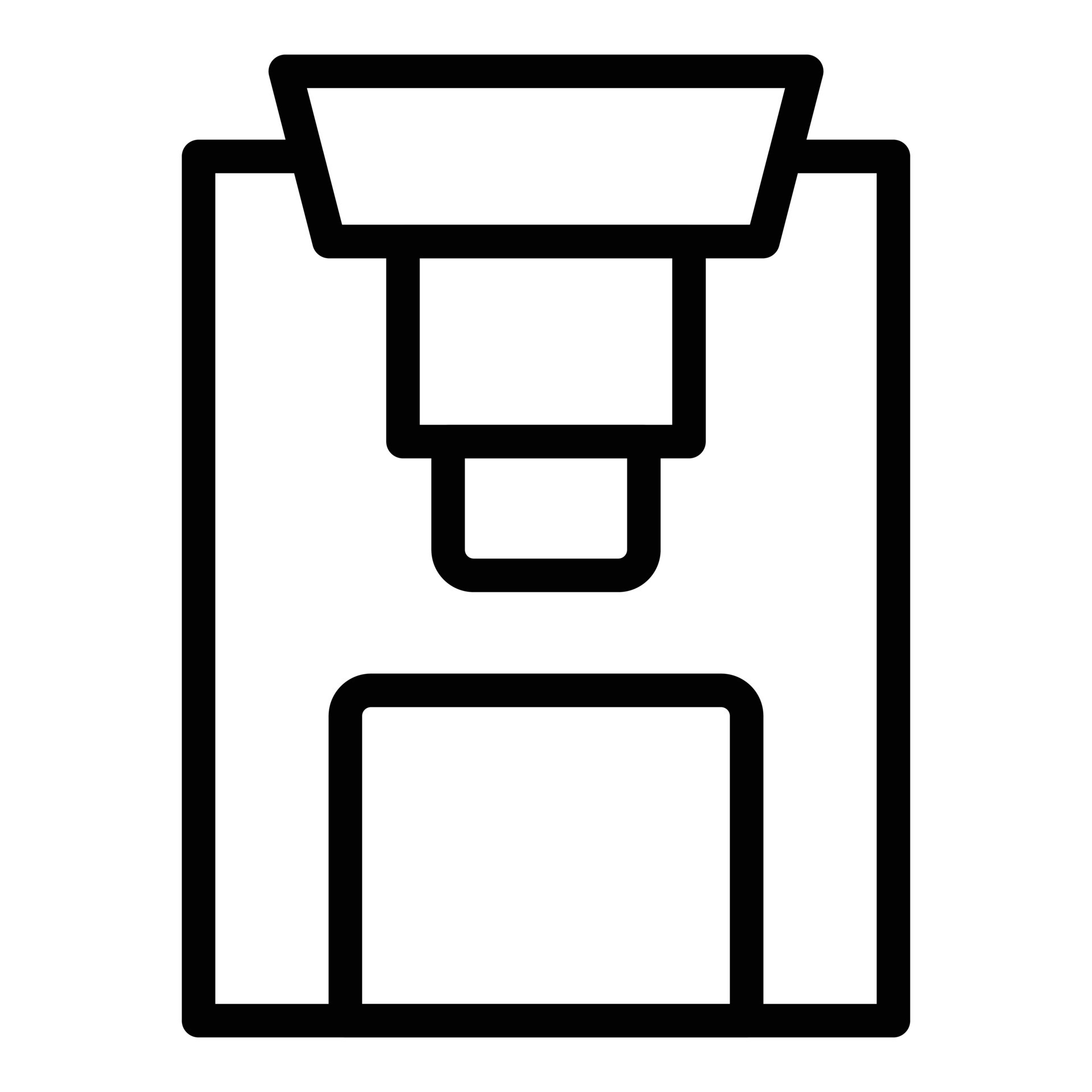 steel-press-machine-icon-outline-style-15902892-vector-art-at-vecteezy