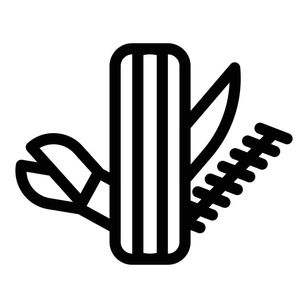 Multitool compact icon, outline style vector
