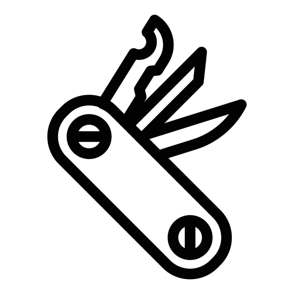 Multitool purpose icon, outline style vector