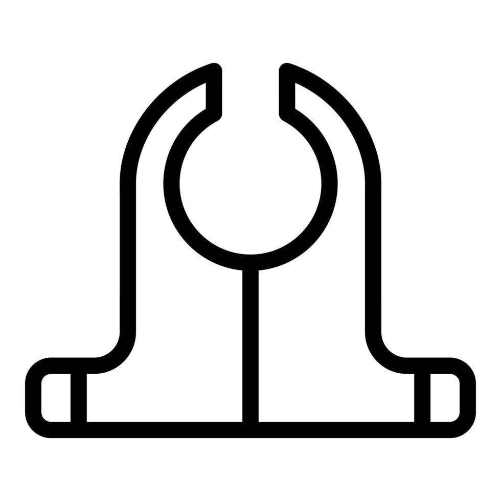 Pet cloth icon, outline style vector